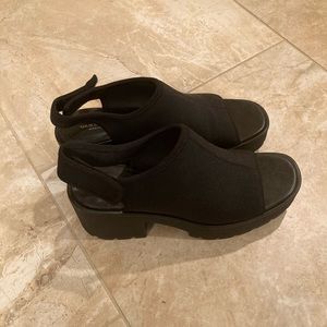 Vagabond chunky black platform sandals EU 40